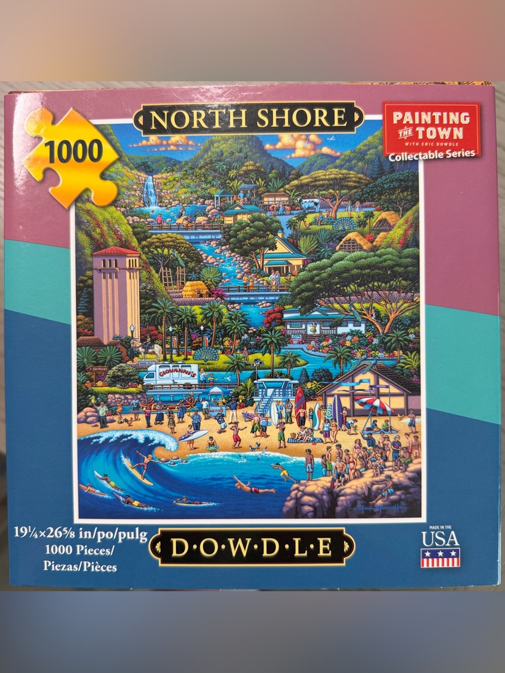 Dowdle North Shore 1000-Piece Jigsaw Puzzle - Colorful Beach Scene